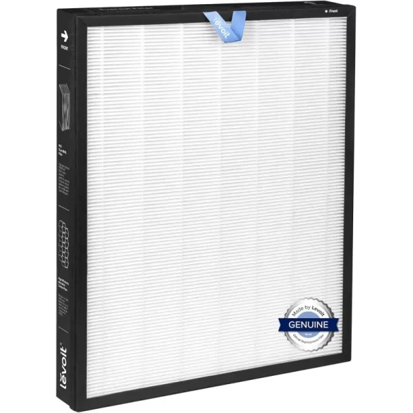 imageLEVOIT EverestAirP Air Purifier Original Replacement Filter Supports HEPA Sleep Mode 3In1 Filter Efficiency Activated Carbon EverestAirRF 1 Pack Black