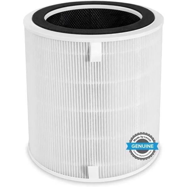 imageLEVOIT LVH135 Air Purifier Replacement Filter HighEfficiency Activated Carbon Filters Set LVH135RF 1 Pack White