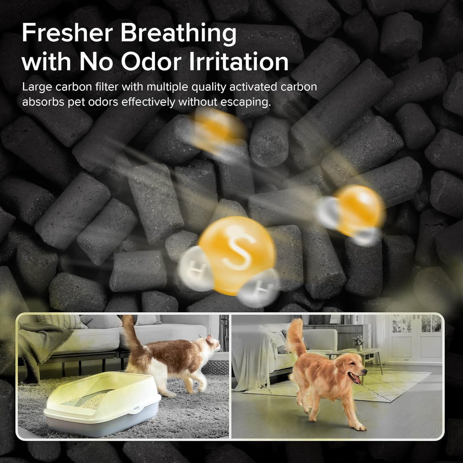 imageLEVOIT Air Purifiers for Home Large Room Bedroom Up to 1110 Ft with Air Quality and Light Sensors Smart WiFi Washable Filters HEPA Sleep Mode for Pets Allergies Dust Pollen Vital 100SP WhiteWhite