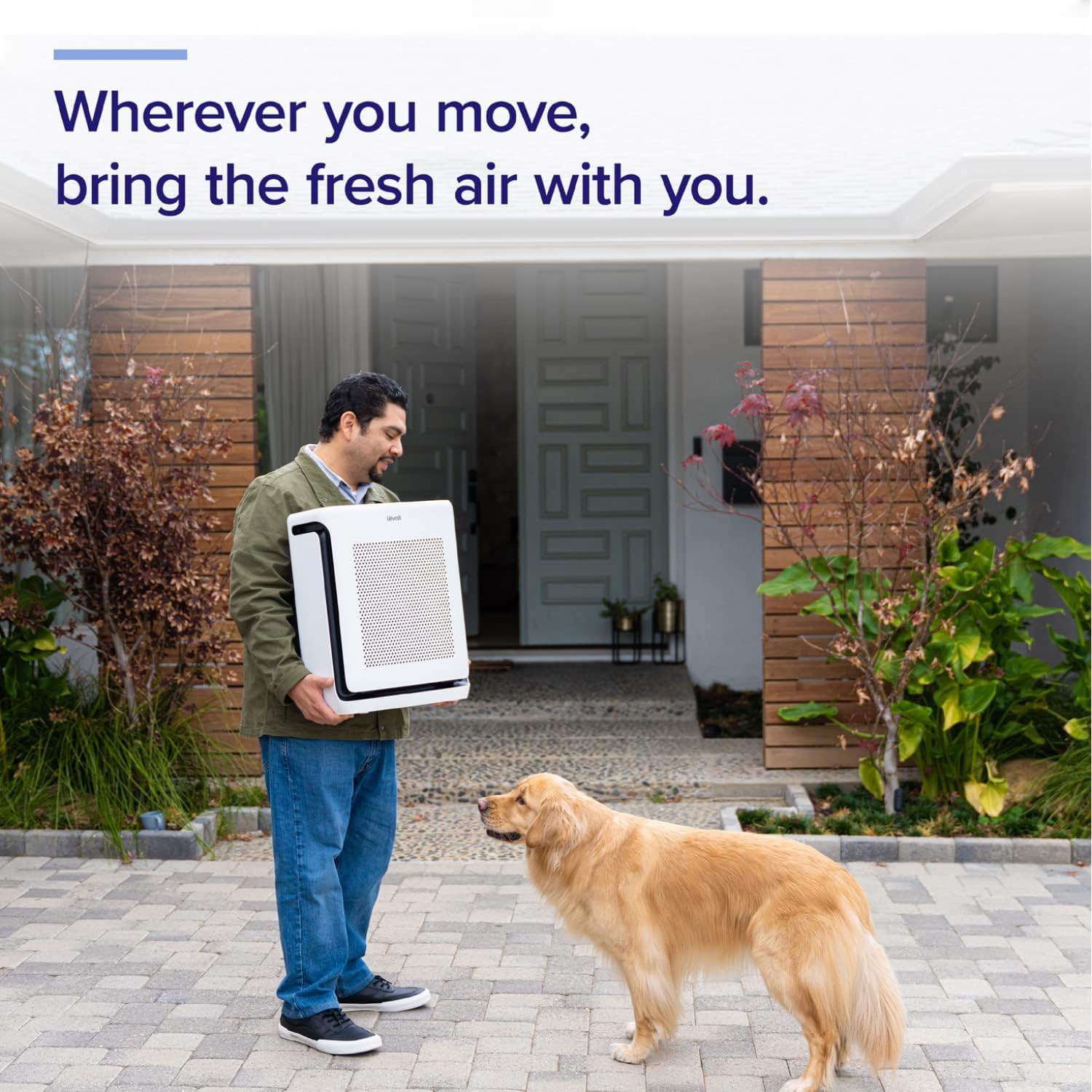 imageLEVOIT Air Purifiers for Home Large Room Up to 1800 Ft in 1 Hr with Washable PreFilter Air Quality Monitor Smart WiFi HEPA Sleep Mode for Allergies Pet Hair in Bedroom Vital 200SP WhiteWhite