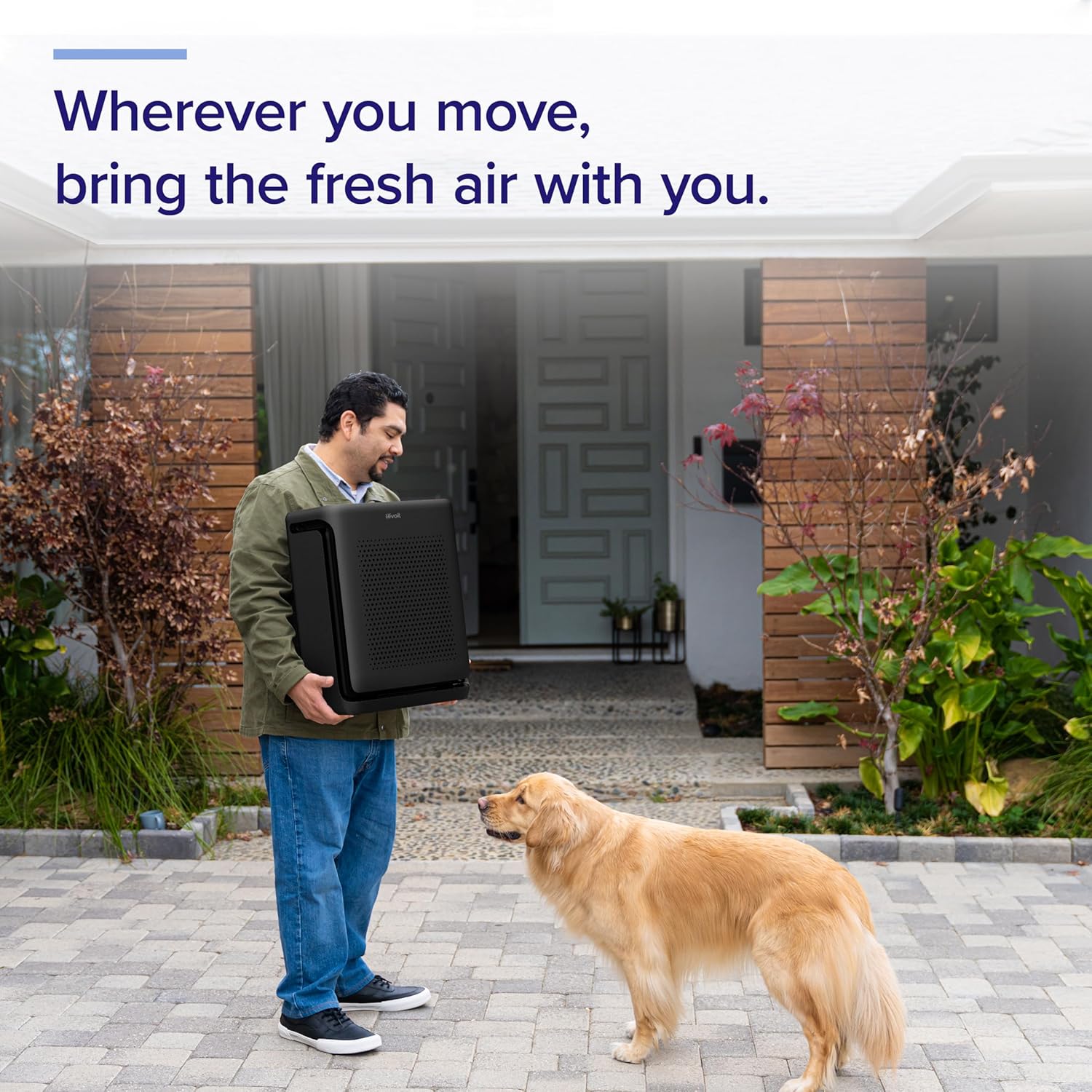 imageLEVOIT Air Purifiers for Home Large Room Up to 1800 Ft in 1 Hr with Washable PreFilter Air Quality Monitor Smart WiFi HEPA Sleep Mode for Allergies Pet Hair in Bedroom Vital 200SP WhiteBlack