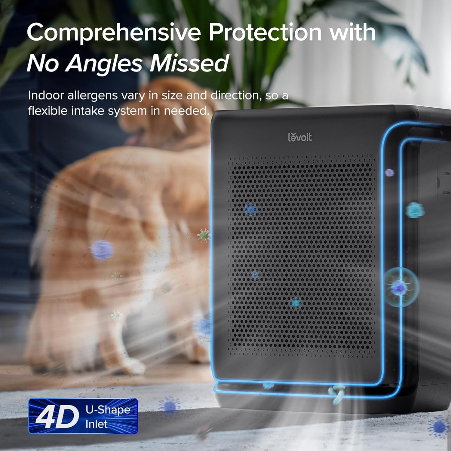 imageLEVOIT Air Purifiers for Home Large Room Up to 1800 Ft in 1 Hr with Washable PreFilter Air Quality Monitor Smart WiFi HEPA Sleep Mode for Allergies Pet Hair in Bedroom Vital 200SP WhiteBlack