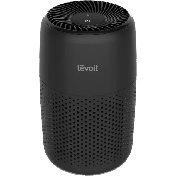 imageLEVOIT Air Purifiers for Bedroom Home 3in1 Filter Cleaner with Fragrance Sponge for Better Sleep Filters Smoke Allergies Pet Dander Odor Dust Office Desktop Portable Core MiniP WhiteBlack