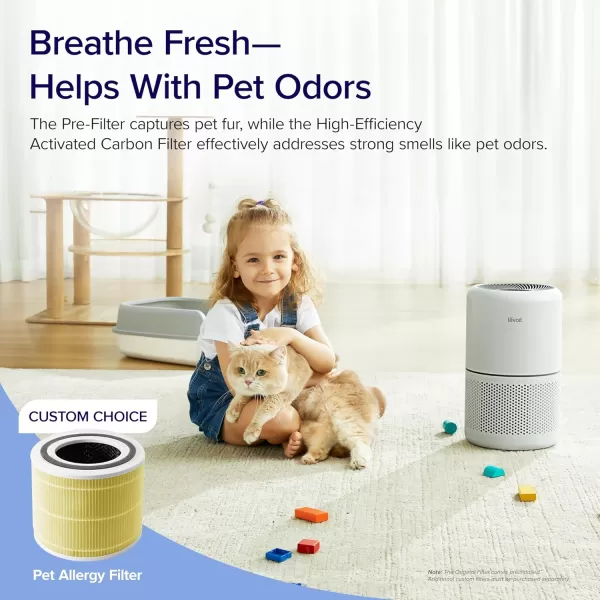 imageLEVOIT Air Purifiers for Home Bedroom Smart WiFi HEPA Sleep Mode for Home Large Room Quiet Cleaner for Pet Hair Allergies Dust Smoke Pollon White Noise Alexa Control Core300SP WhiteWhite