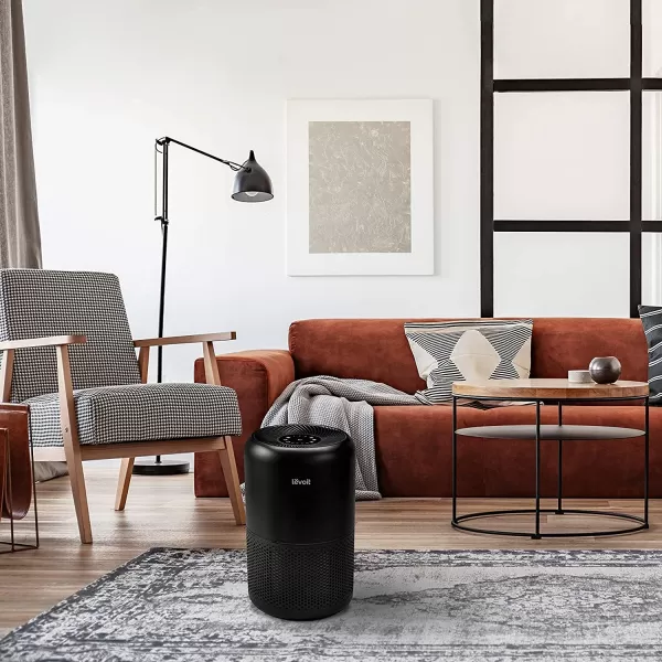 imageLEVOIT Air Purifiers for Home Bedroom Smart WiFi HEPA Sleep Mode for Home Large Room Quiet Cleaner for Pet Hair Allergies Dust Smoke Pollon White Noise Alexa Control Core300SP WhiteBlack