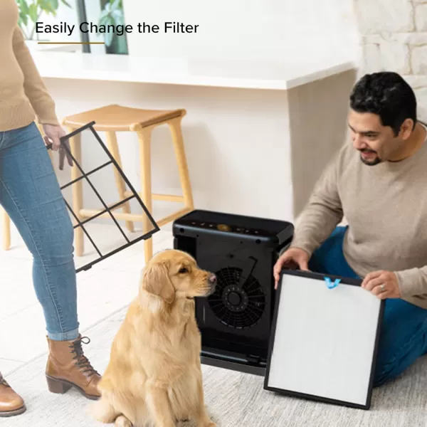 imageLEVOIT Air Purifiers for Home Large Room Up to 1800 Ft in 1 Hr with Washable PreFilter Air Quality Monitor Smart WiFi HEPA Sleep Mode for Allergies Pet Hair in Bedroom Vital 200SP WhiteBlack