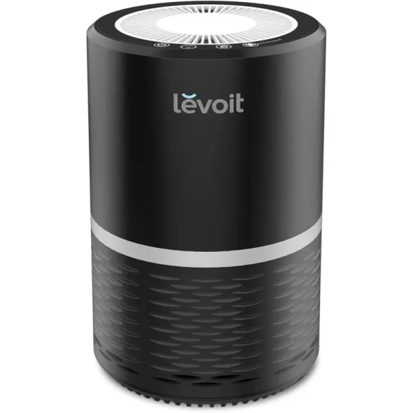 imageLEVOIT Air Purifiers for Home High Efficient Filter for Smoke Dust and Pollen in Bedroom Filtration System Odor Eliminators for Office with Optional Night Light LVH132 1 Pack WhiteBlack