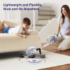 imageLEVOIT Cordless Vacuum Cleaner Stick Vac with TangleResistant Design Up to 50 Minutes Powerful Suction Rechargeable Lightweight and Versatile for Carpet Hard Floor Pet Hair WhiteBlueLVAC200 Blue