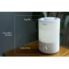 imageLEVOIT Humidifiers for Bedroom Baby Sprout Evaporative with Dual Filters for Air ampamp Water Separate Sensor Adjustable No Blue Nightlight Auto Dry Smart Control ampamp Alexa Auto Mode 38L Tank for 36HWhite