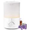 imageLEVOIT Humidifiers for Bedroom Baby Sprout Evaporative with Dual Filters for Air ampamp Water Separate Sensor Adjustable No Blue Nightlight Auto Dry Smart Control ampamp Alexa Auto Mode 38L Tank for 36HWhite with Nightlight