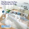 imageLevoit Standing Smart Fan for Bedroom 1451CFM UltraHigh Airflow 12H Timer with WiFiVoiceRemoter Auto 12090 Oscillating Quite 20dB 12 Speeds 4 Modes DC Motor 2 in 1 Pedestal ampamp TabletopModern