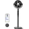 imageLevoit Standing Smart Fan for Bedroom 1451CFM UltraHigh Airflow 12H Timer with WiFiVoiceRemoter Auto 12090 Oscillating Quite 20dB 12 Speeds 4 Modes DC Motor 2 in 1 Pedestal ampamp TabletopSmart Fan