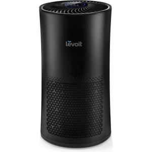imageLEVOIT Air Purifiers for Home Large Room With Air Quality Monitor Quiet for Bedroom 3in1 Filter Auto Mode LVH133 BlackBlack