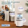 image:imageLEVOIT Superior 6000S Smart Evaporative Humidifiers for Home Whole House up to 3000ft 23L Last 72Hour Premium Filter Dry Mode Wheels amp Water Fill Hose Foldable Storage Sleep Mode New EditionEvaporative Humidifier 20