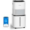 image:imageLEVOIT Superior 6000S Smart Evaporative Humidifiers for Home Whole House up to 3000ft 23L Last 72Hour Premium Filter Dry Mode Wheels amp Water Fill Hose Foldable Storage Sleep Mode New EditionEvaporative Humidifier