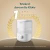 image:imageLEVOIT Humidifiers for Bedroom 42L Top Fill for Large Room with 42H Runtime Dishwasher Safe Design Easy to Clean 21dB Quiet Cool Mist for Baby Plants Night Light Essential Oil Diffuser WhiteWhite