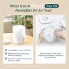 image:imageLEVOIT Humidifiers for Bedroom 42L Top Fill for Large Room with 42H Runtime Dishwasher Safe Design Easy to Clean 21dB Quiet Cool Mist for Baby Plants Night Light Essential Oil Diffuser WhiteWhite