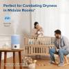 image:imageLEVOIT Humidifiers for Bedroom 42L Top Fill for Large Room with 42H Runtime Dishwasher Safe Design Easy to Clean 21dB Quiet Cool Mist for Baby Plants Night Light Essential Oil Diffuser WhiteBlue