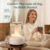 image:imageLEVOIT Humidifiers for Bedroom 42L Top Fill for Large Room with 42H Runtime Dishwasher Safe Design Easy to Clean 21dB Quiet Cool Mist for Baby Plants Night Light Essential Oil Diffuser WhiteWhite