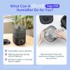 image:imageLEVOIT Humidifiers for Bedroom 42L Top Fill for Large Room with 42H Runtime Dishwasher Safe Design Easy to Clean 21dB Quiet Cool Mist for Baby Plants Night Light Essential Oil Diffuser WhiteBlack