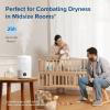 image:imageLEVOIT Humidifiers for Bedroom 42L Top Fill for Large Room with 42H Runtime Dishwasher Safe Design Easy to Clean 21dB Quiet Cool Mist for Baby Plants Night Light Essential Oil Diffuser WhiteWhite