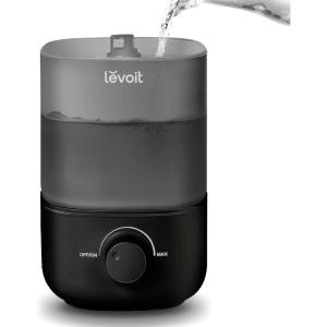 image:imageLEVOIT Humidifiers for Bedroom 42L Top Fill for Large Room with 42H Runtime Dishwasher Safe Design Easy to Clean 21dB Quiet Cool Mist for Baby Plants Night Light Essential Oil Diffuser WhiteBlack