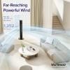 image:imageLEVOIT Tower Fan for Bedroom 20dB Quiet Desk Fan with 23fts Portable amp Easy to Carry 3Angle amp 4Speed Mini Oscillating Fan DC Motor Bladeless Remoter 12H Timer for Home Room Office WhiteWhite