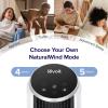 image:imageLEVOIT Tower Fan for Bedroom 20dB Quiet Desk Fan with 23fts Portable amp Easy to Carry 3Angle amp 4Speed Mini Oscillating Fan DC Motor Bladeless Remoter 12H Timer for Home Room Office WhiteWhite