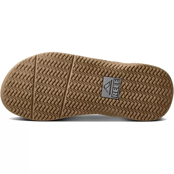 imageREEF Anchor Mens Beach Flip Flop Water Friendly Cushioning Heel AirbagBlackSilver