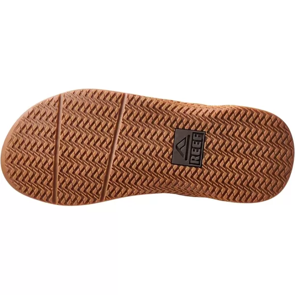 imageREEF Anchor Mens Beach Flip Flop Water Friendly Cushioning Heel AirbagBrownGum