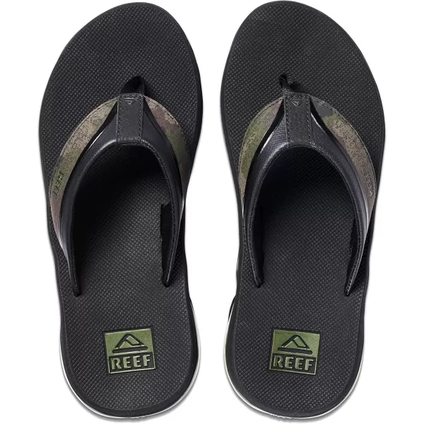imageREEF Anchor Mens Beach Flip Flop Water Friendly Cushioning Heel AirbagCamo