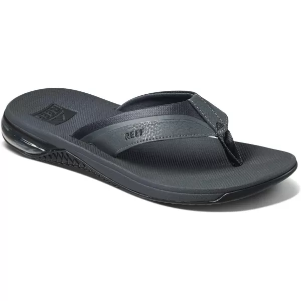 imageREEF Anchor Mens Beach Flip Flop Water Friendly Cushioning Heel AirbagGrey