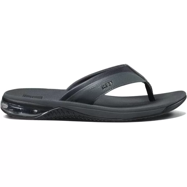imageREEF Anchor Mens Beach Flip Flop Water Friendly Cushioning Heel AirbagGrey