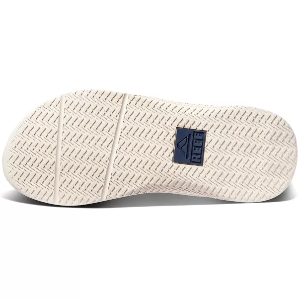 imageREEF Anchor Mens Beach Flip Flop Water Friendly Cushioning Heel AirbagNavyWhite