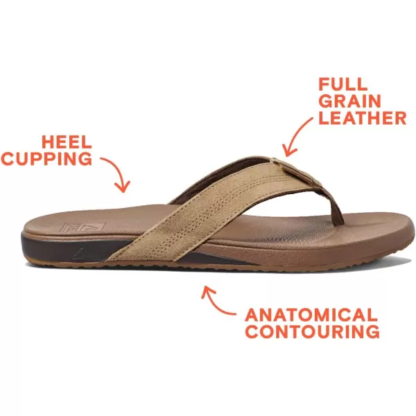 imageREEF Cushion Phantom Mens Flip Flop Ultra Soft Cushion FootbedBronze