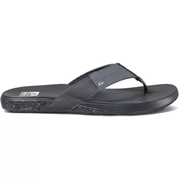 imageREEF Cushion Phantom Mens Flip Flop Ultra Soft Cushion FootbedDark Grey