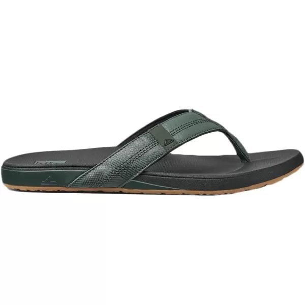imageREEF Cushion Phantom Mens Flip Flop Ultra Soft Cushion FootbedGeo Olive