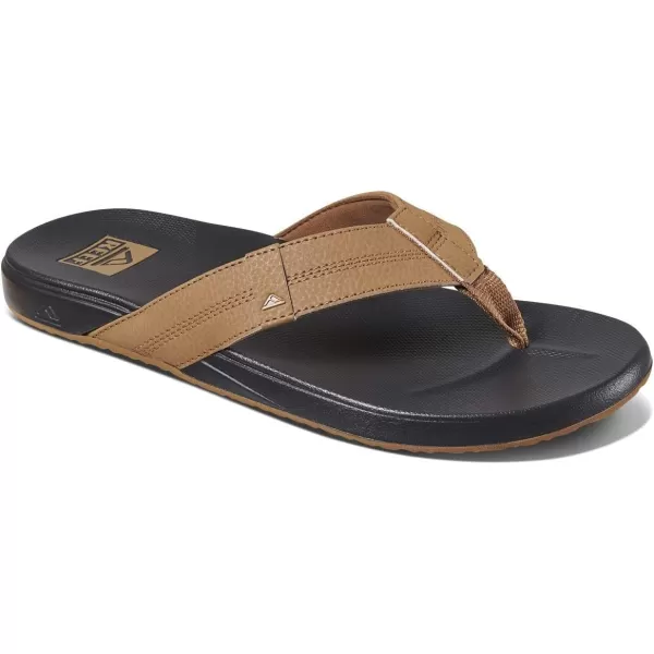 imageREEF Cushion Phantom Mens Flip Flop Ultra Soft Cushion FootbedKhaki Grey