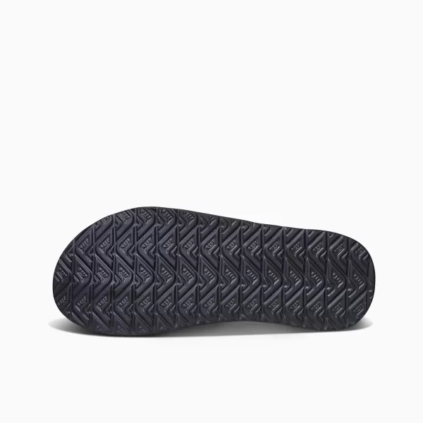imageREEF Cushion Phantom Mens Flip Flop Ultra Soft Cushion FootbedWhiteCharcoal