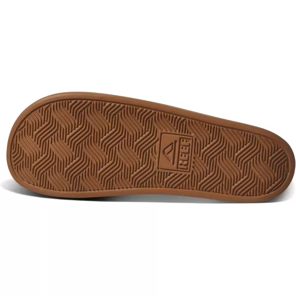 imageREEF Cushion Tradewind Mens Fashion Slides Adjustable Velcro Straps Ultra Soft Cushion Footbed Arch SupportSand