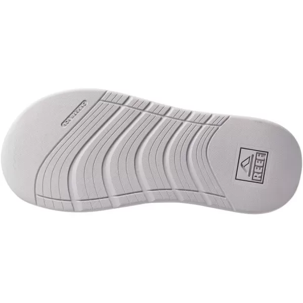 imageREEF Deckhand Mens Water Friendly Flip Flop Boat Friendly No Slip Traction Quick DryGrey