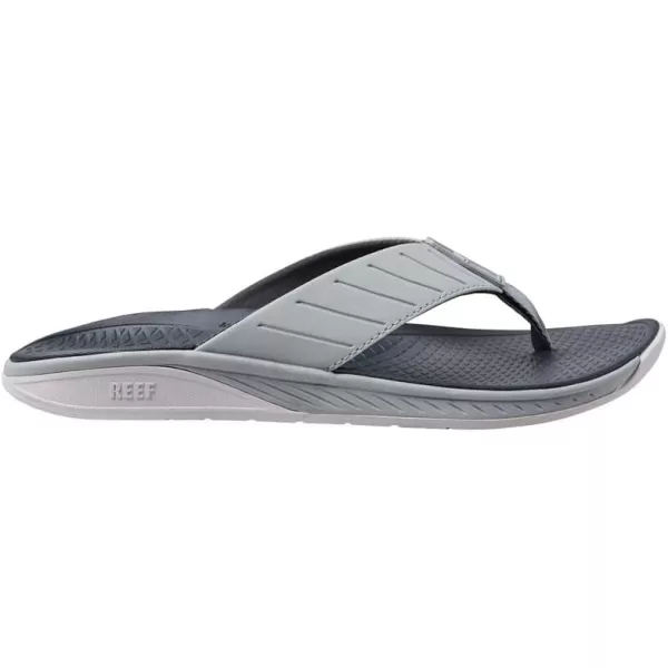 imageREEF Deckhand Mens Water Friendly Flip Flop Boat Friendly No Slip Traction Quick DryGrey