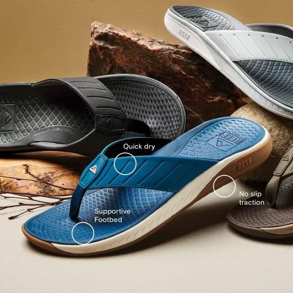 imageREEF Deckhand Mens Water Friendly Flip Flop Boat Friendly No Slip Traction Quick DryJava