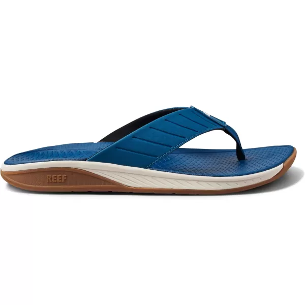 imageREEF Deckhand Mens Water Friendly Flip Flop Boat Friendly No Slip Traction Quick DryOcean Depths