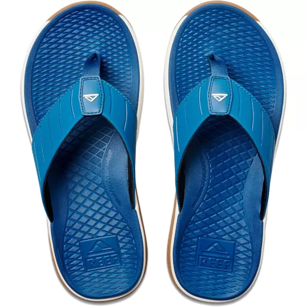 imageREEF Deckhand Mens Water Friendly Flip Flop Boat Friendly No Slip Traction Quick DryOcean Depths