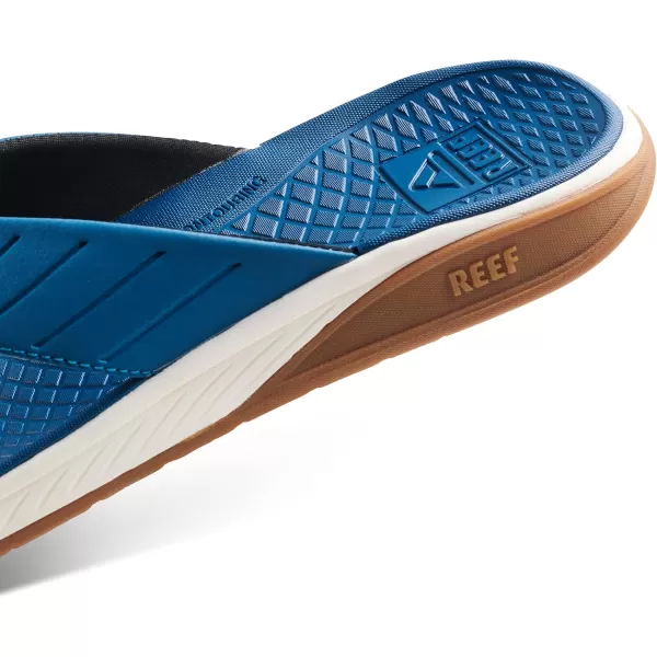 imageREEF Deckhand Mens Water Friendly Flip Flop Boat Friendly No Slip Traction Quick DryOcean Depths