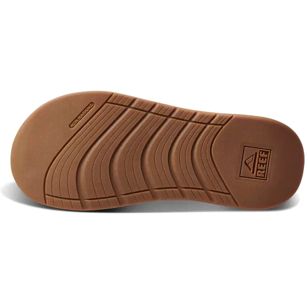 imageREEF Deckhand Mens Water Friendly Flip Flop Boat Friendly No Slip Traction Quick DryOcean Depths