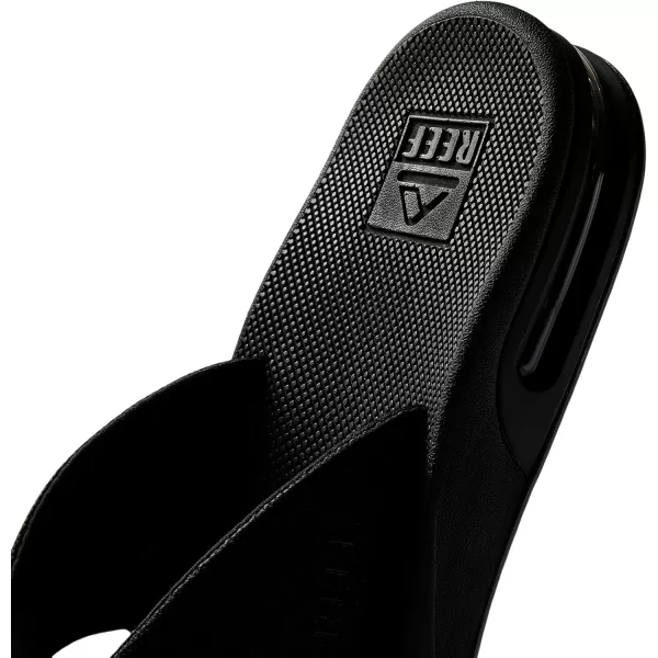 imageREEF Fanning Mens Bottle Opener Flip Flop Arch Support Durable Outsole Water FriendlyAll Black