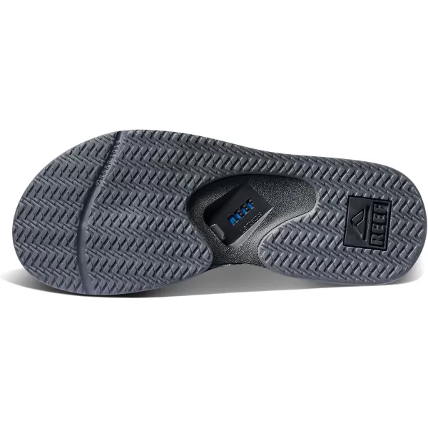 imageREEF Fanning Mens Bottle Opener Flip Flop Arch Support Durable Outsole Water FriendlyBlackPool Palm