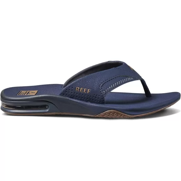 imageREEF Fanning Mens Bottle Opener Flip Flop Arch Support Durable Outsole Water FriendlyDeep Seas